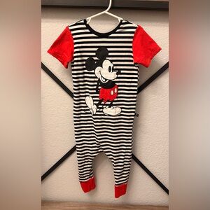 Rags to Raches Disney Mickey Mouse Romper 3T/4T